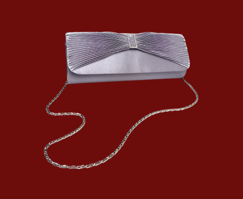 purple velvet clutch for farewell
