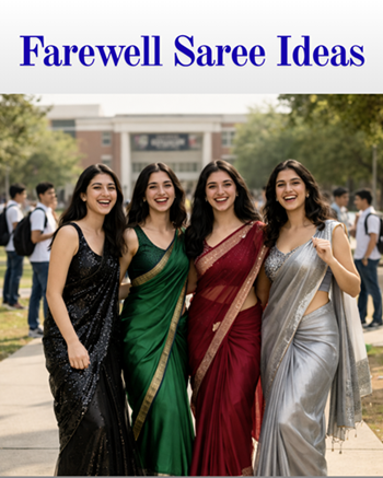 Best Farewell Saree Ideas for College Girls (Trendy & Elegant)
