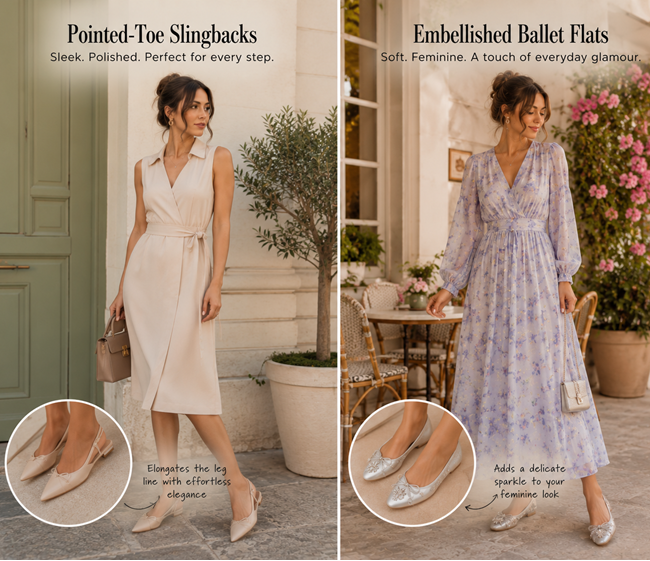 Simple Flats for Comfort Dressing