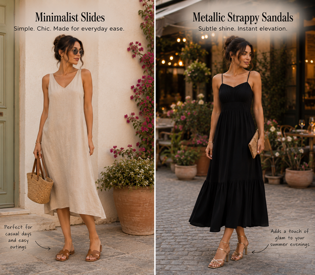 Sandals that suit your Dress